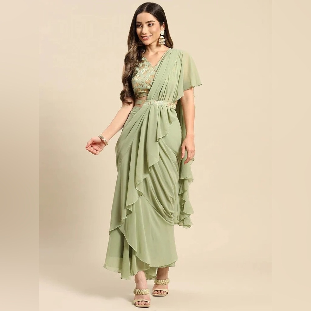 Women’s Saree Gown Set